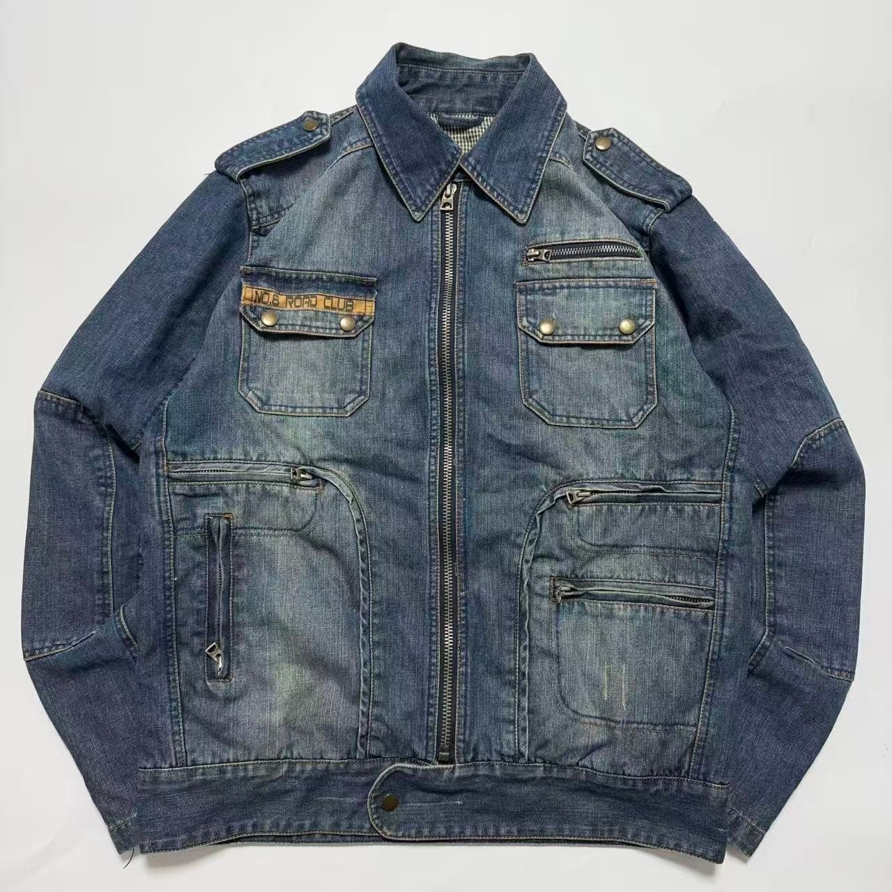 Vintage 2000s No.8 Road Denim Utility Jacket — photo 1 of 6