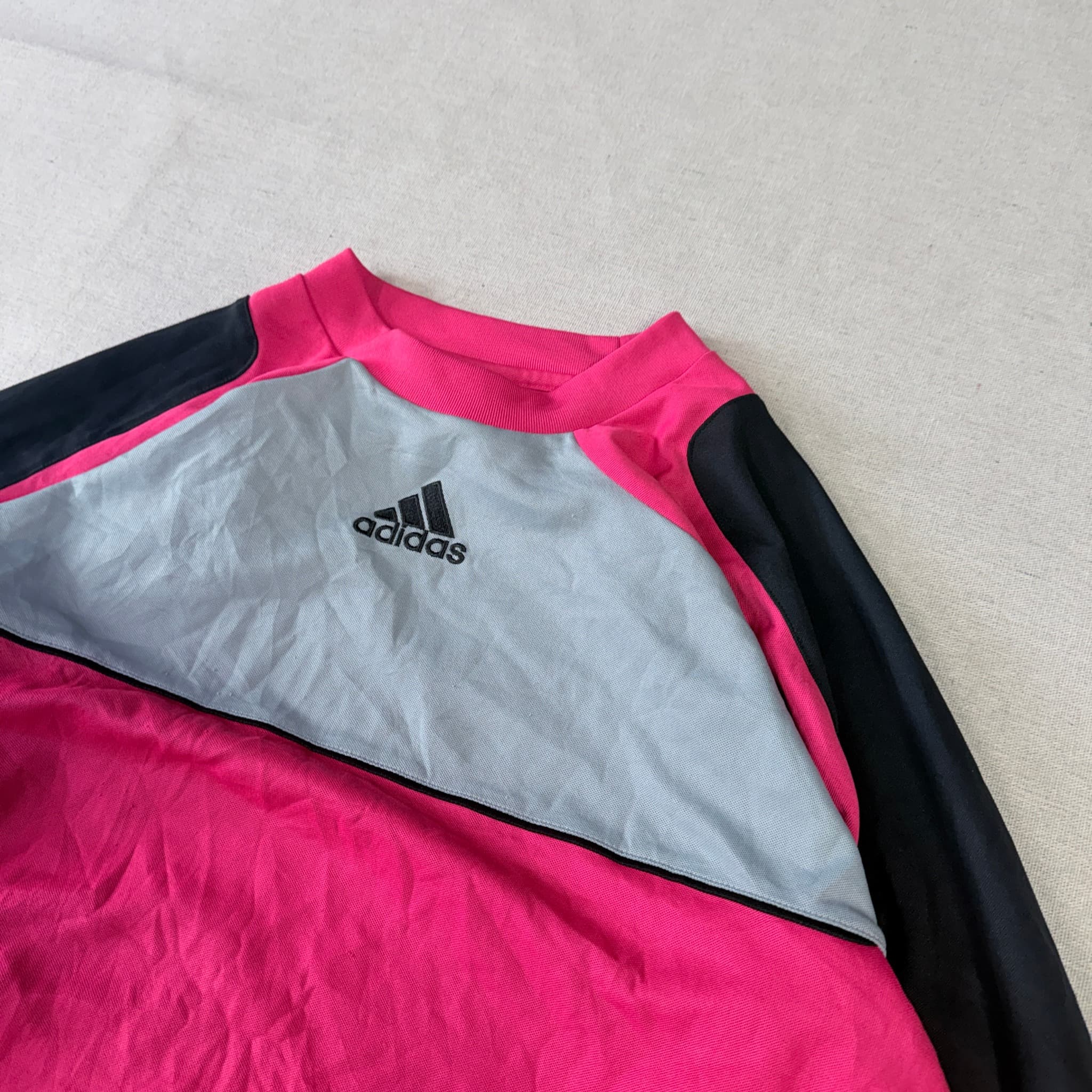 Vintage Adidas Climalite Colorblock Long Sleeve Goalkeeper Jersey Shirt Men M — photo 3 of 7