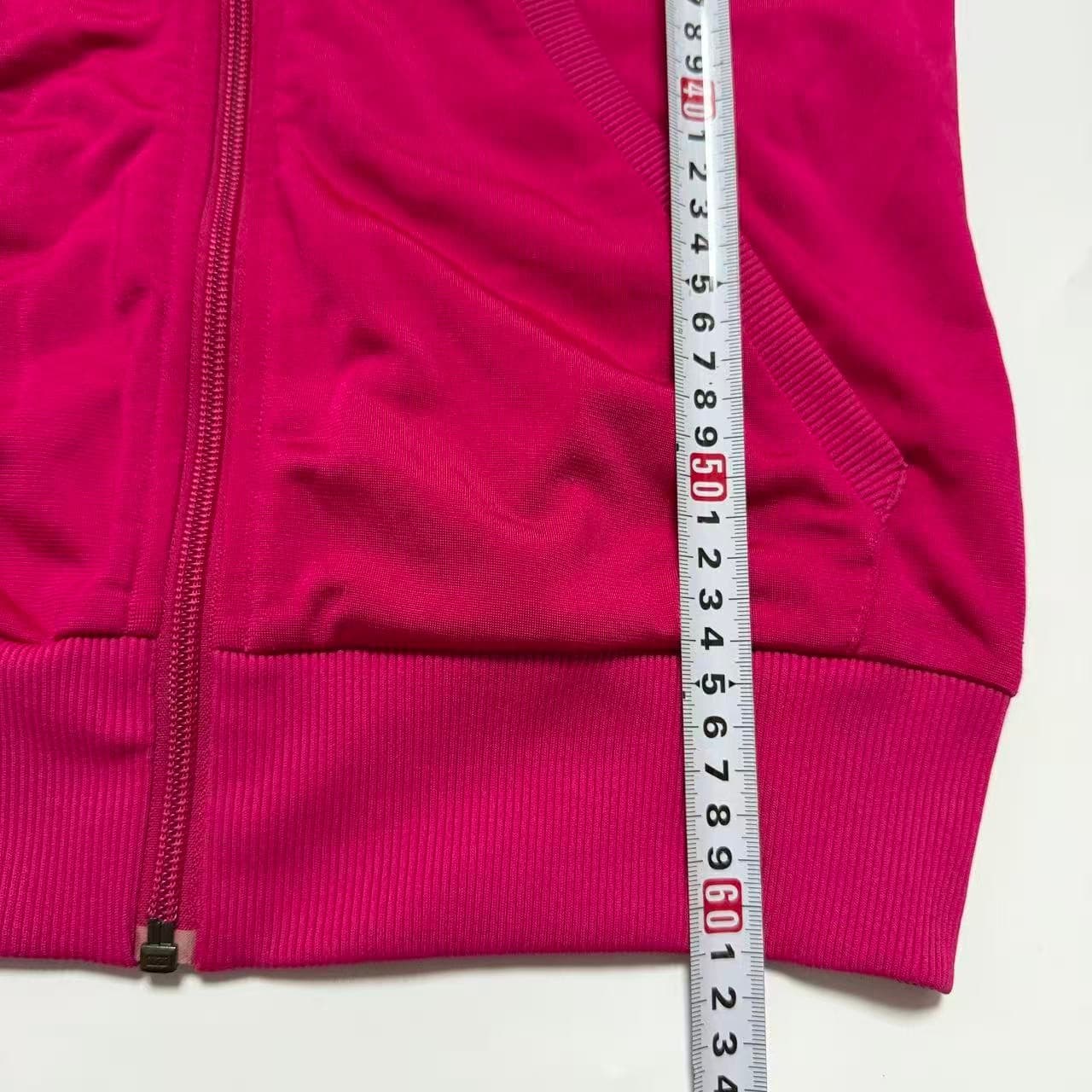 Vintage Adidas Magenta Full-Zip Track Jacket — photo 6 of 7
