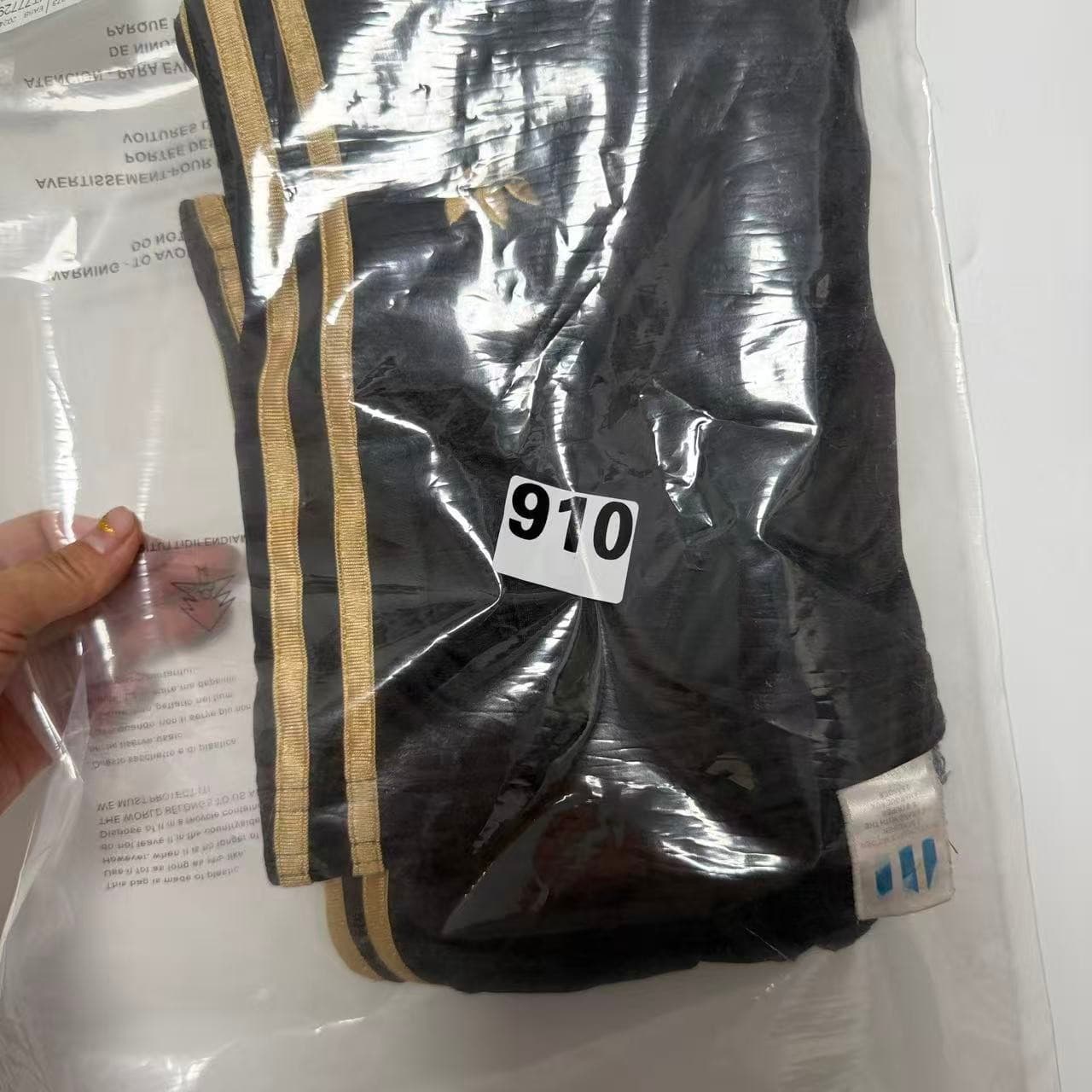 Vintage Adidas Originals Black & Gold Track Pants — photo 9 of 9