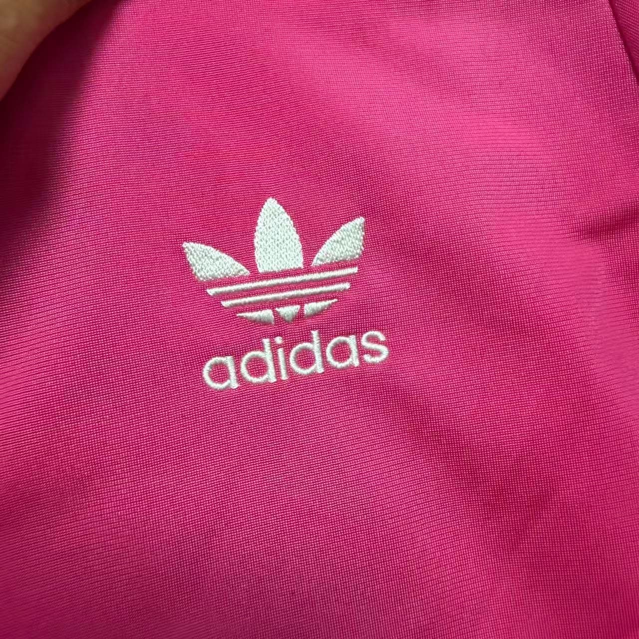 Vintage Adidas Originals Pink Trefoil Track Jacket — photo 4 of 9