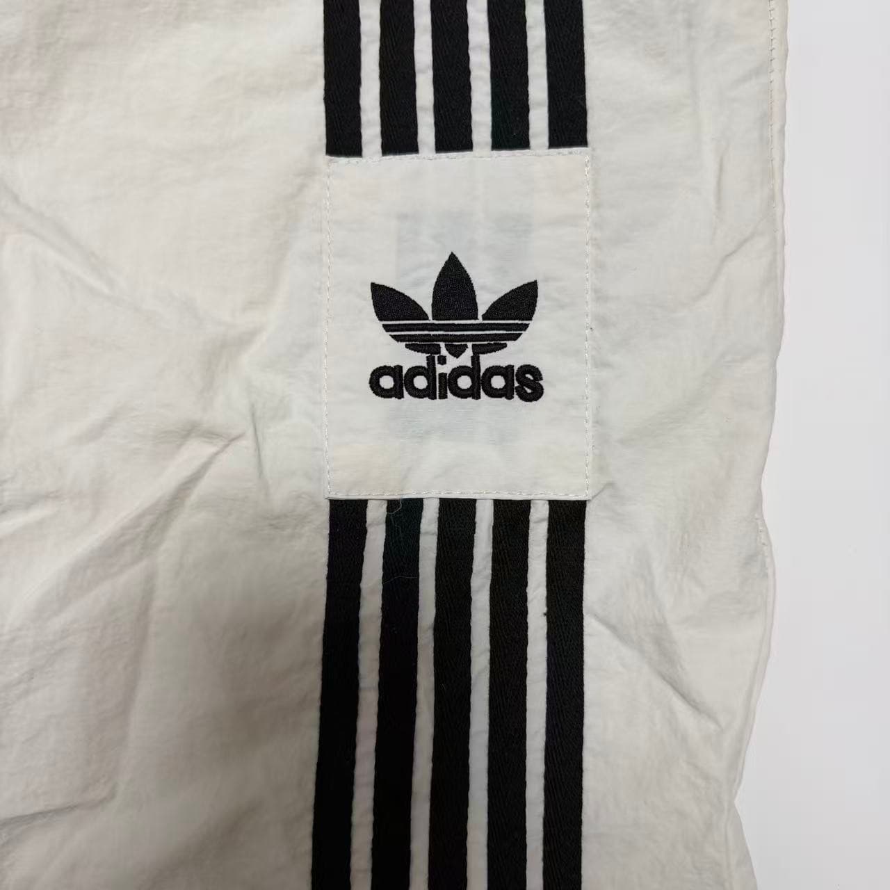 Vintage Adidas Originals Wide Leg Track Pants White Black — photo 2 of 10