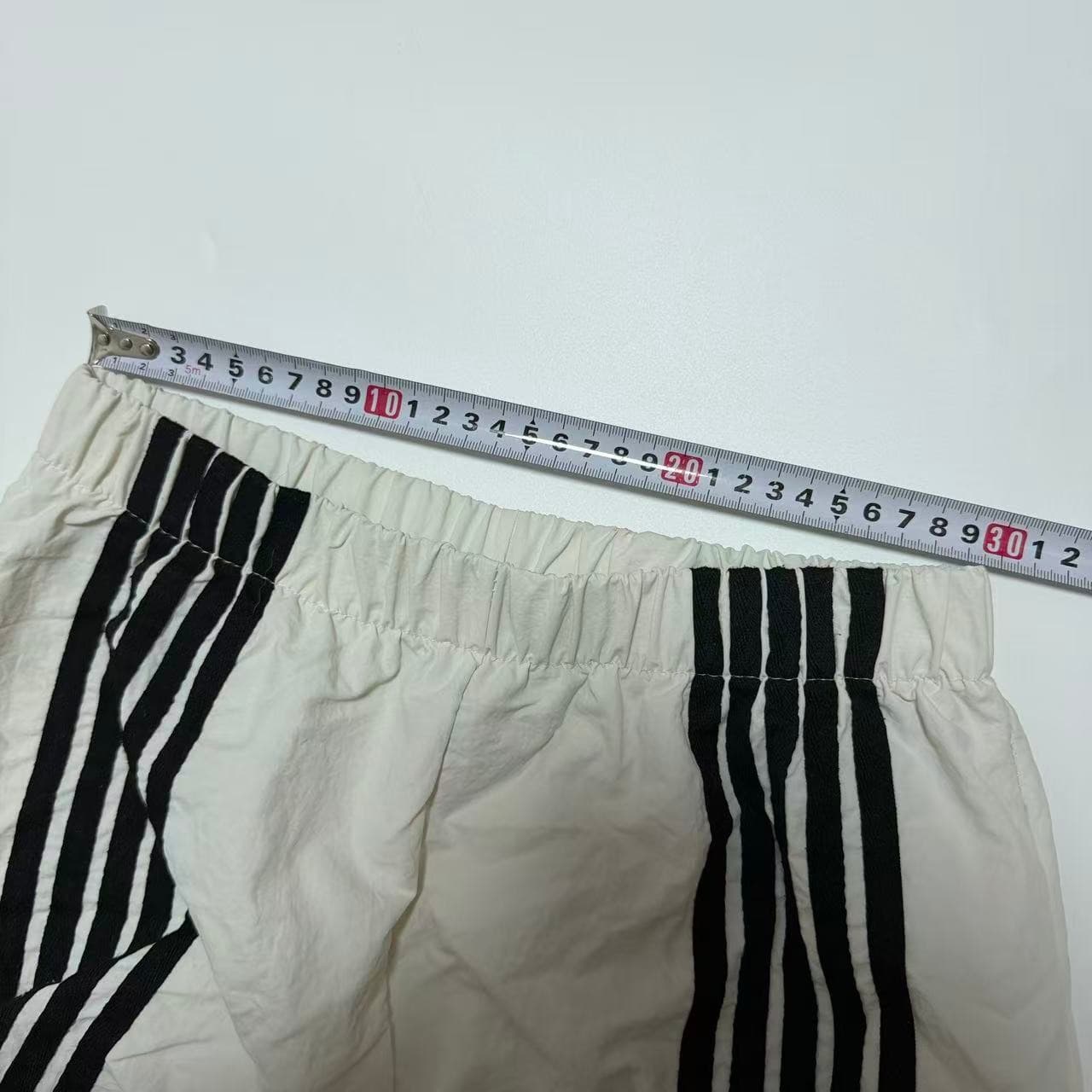 Vintage Adidas Originals Wide Leg Track Pants White Black — photo 7 of 10
