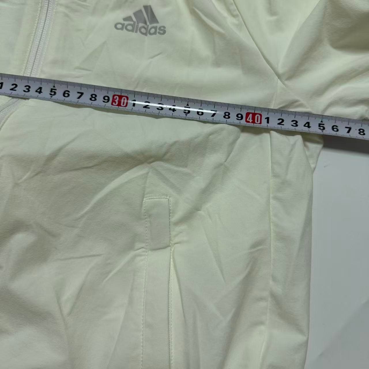 Vintage Adidas White Lightweight Bomber Jacket — photo 5 of 6