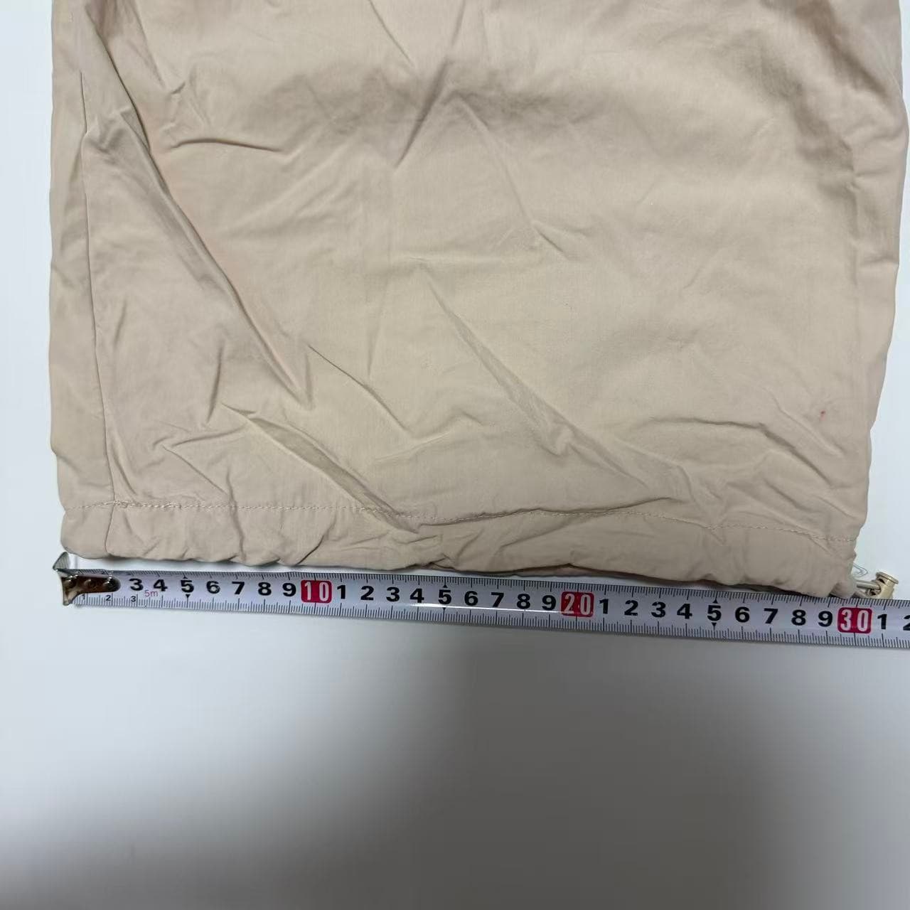 Vintage Adidas Wide Leg Parachute Pants Beige L — photo 10 of 11