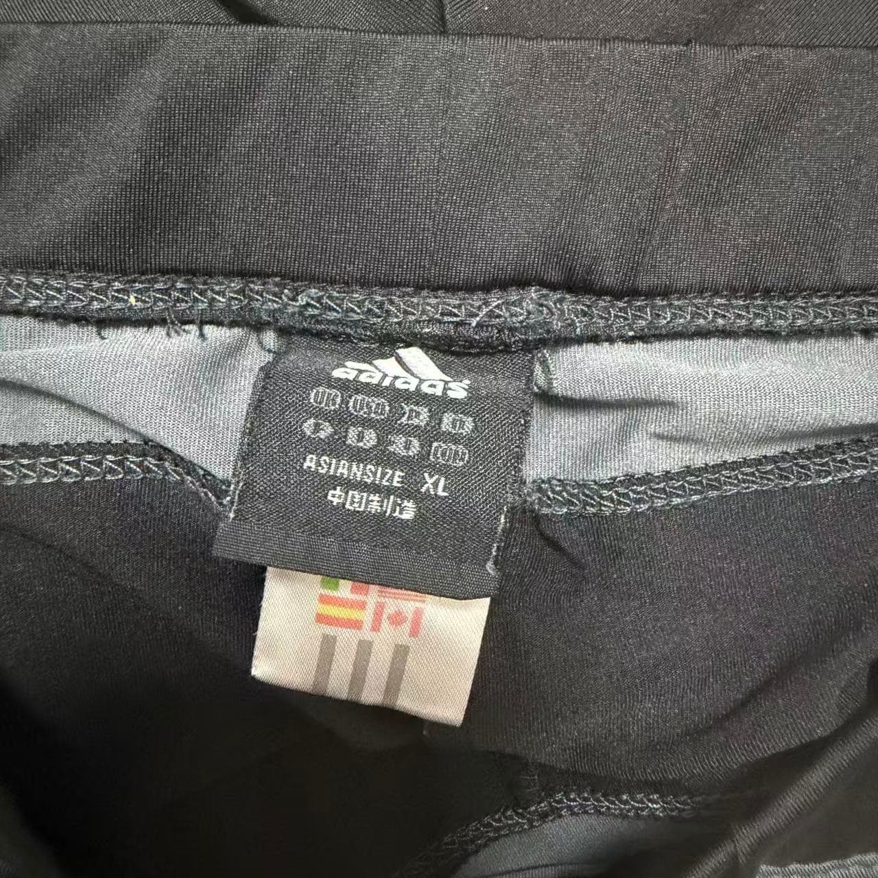 Vintage Adidas Women's Black Track Pants Pink Stripes — photo 2 of 10