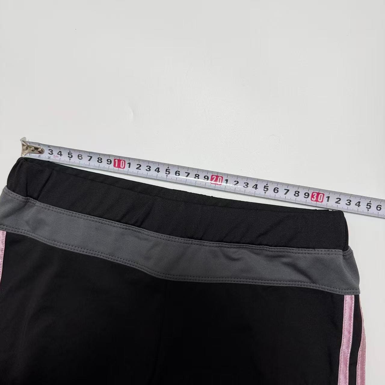 Vintage Adidas Women's Black Track Pants Pink Stripes — photo 7 of 10