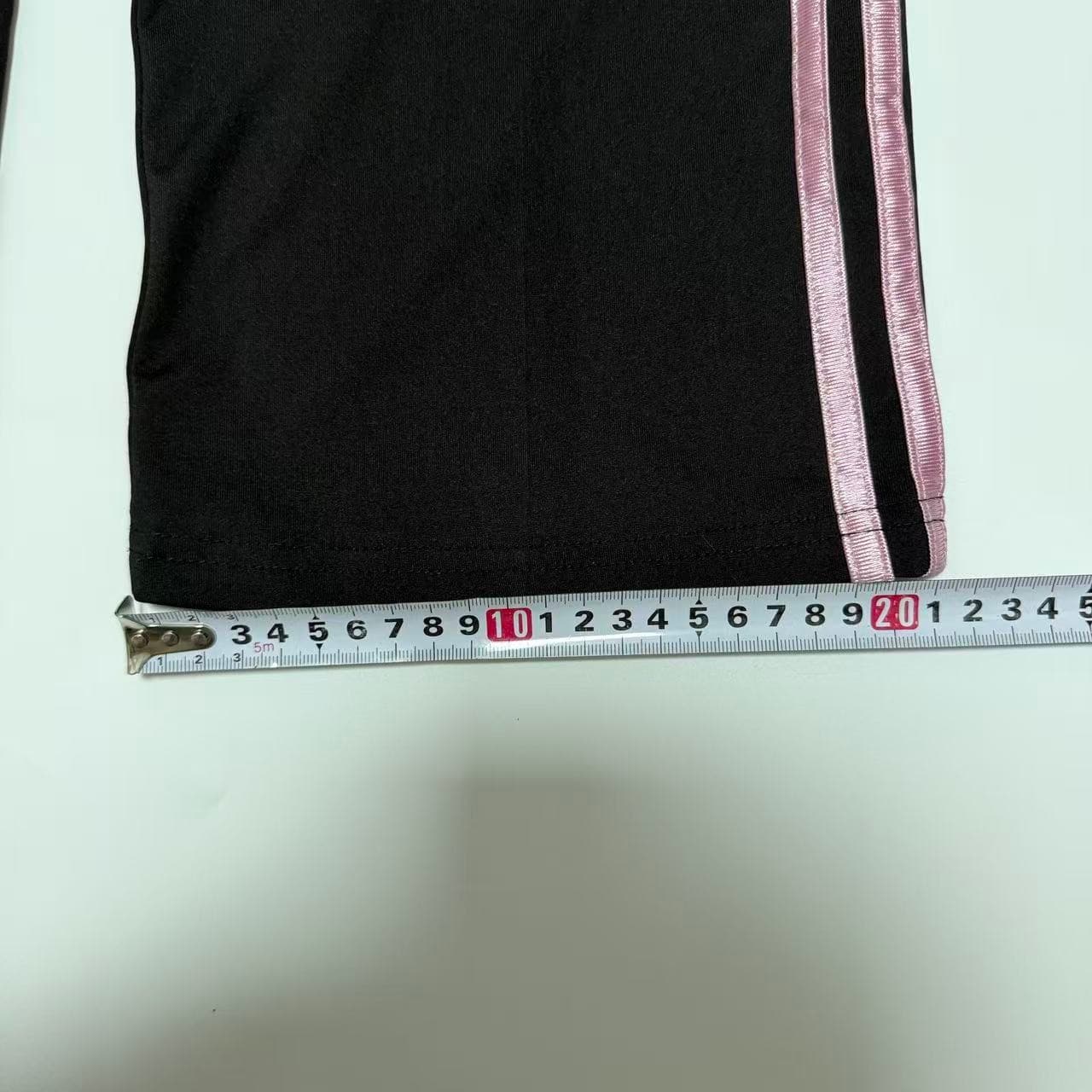 Vintage Adidas Women's Black Track Pants Pink Stripes — photo 6 of 10