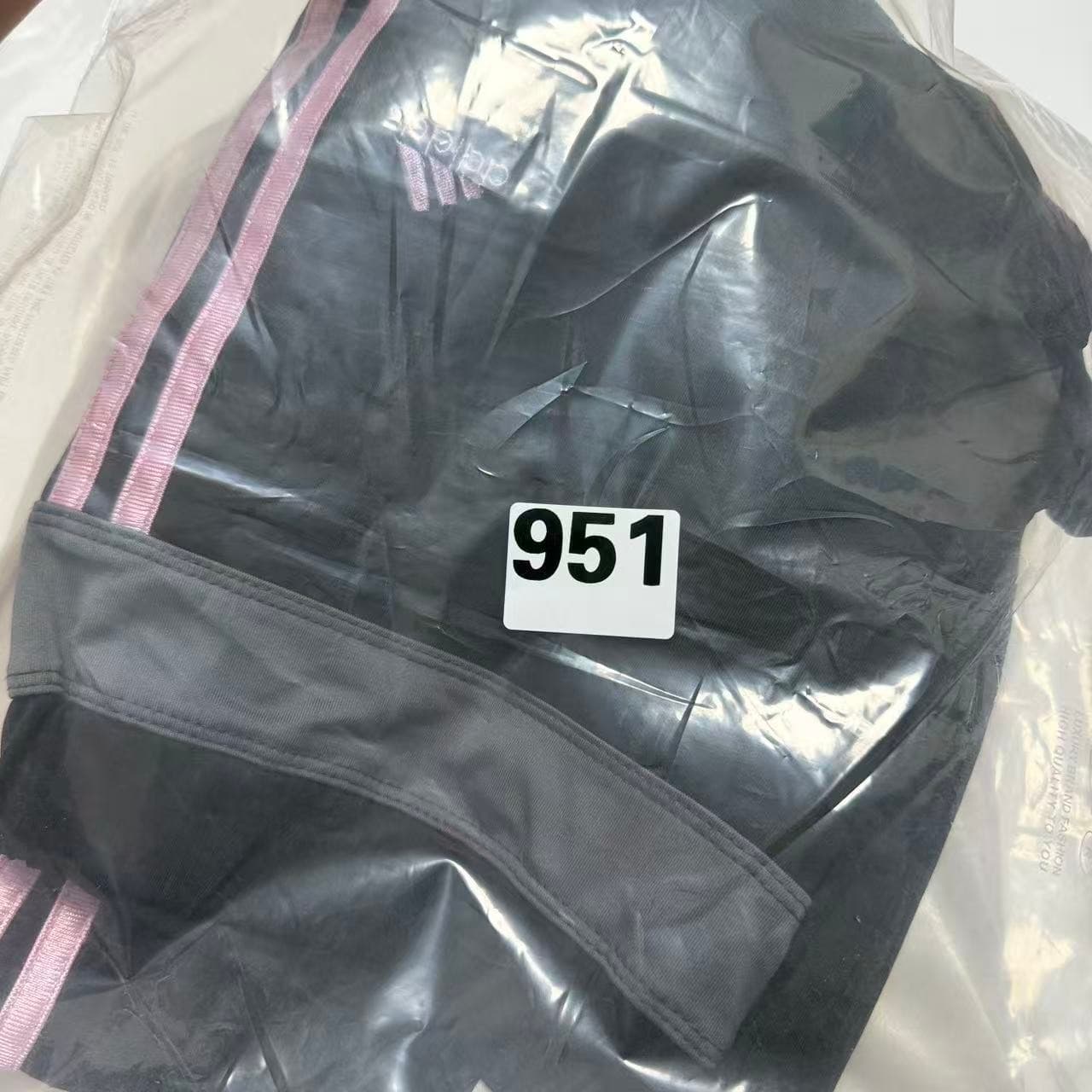 Vintage Adidas Women's Black Track Pants Pink Stripes — photo 10 of 10