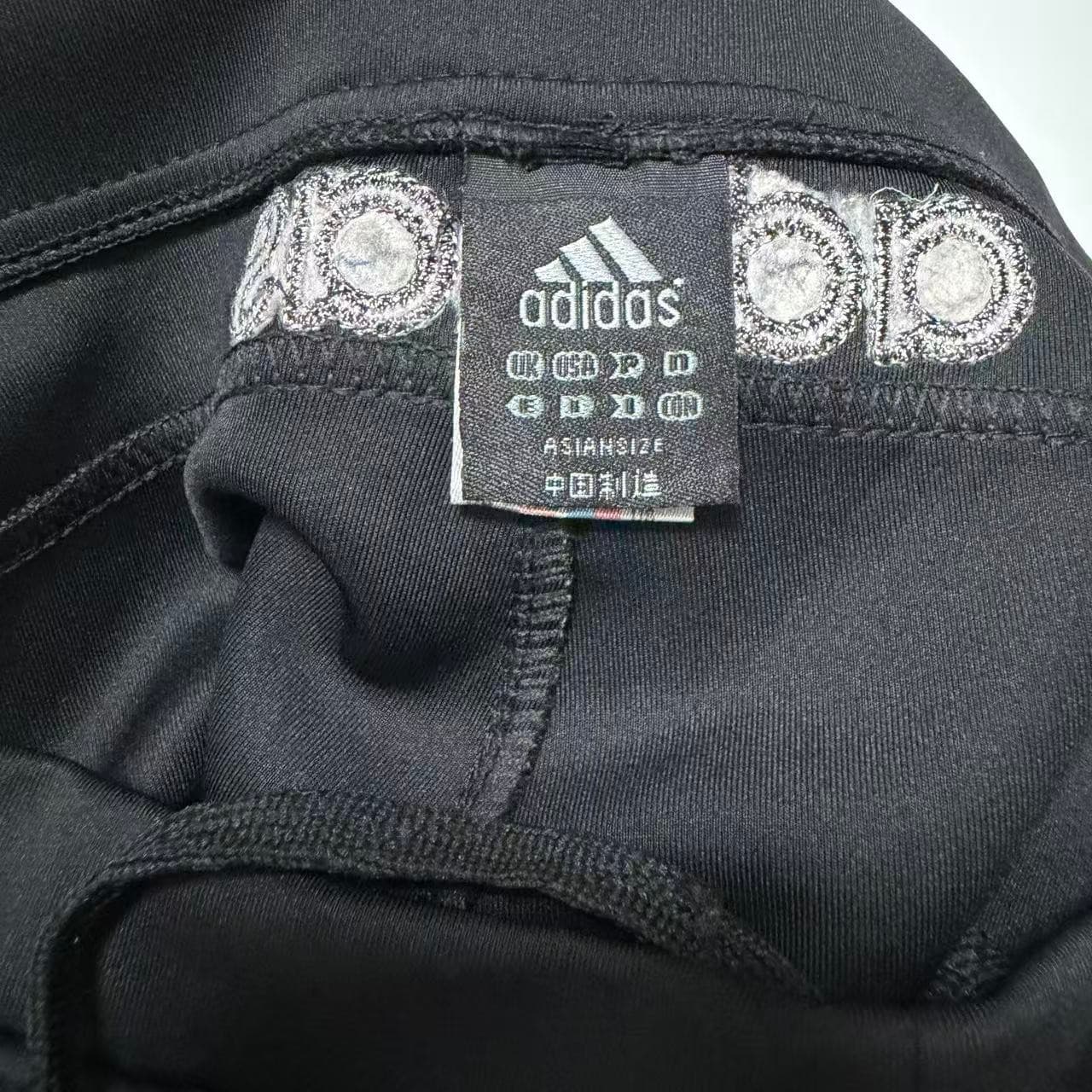 Vintage Adidas Women's Black Track Pants With Pink Stripes — photo 4 of 10