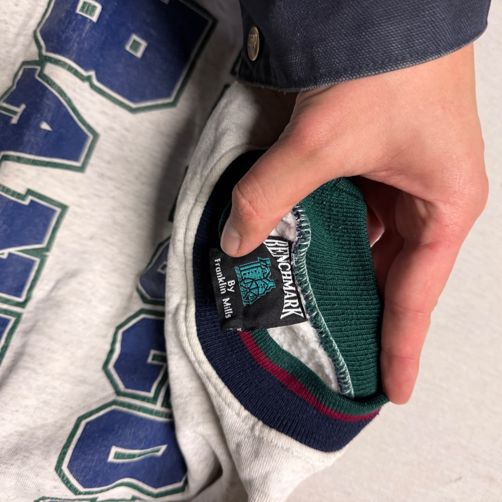 Vintage Benchmark By Franklin Mills Mid-Wisconsin Bank Graphic Sweatshirt — photo 3 of 7