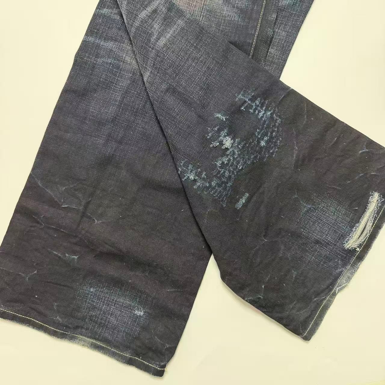 Vintage Evisu Jeans With Bamboo Print Lining — photo 3 of 9