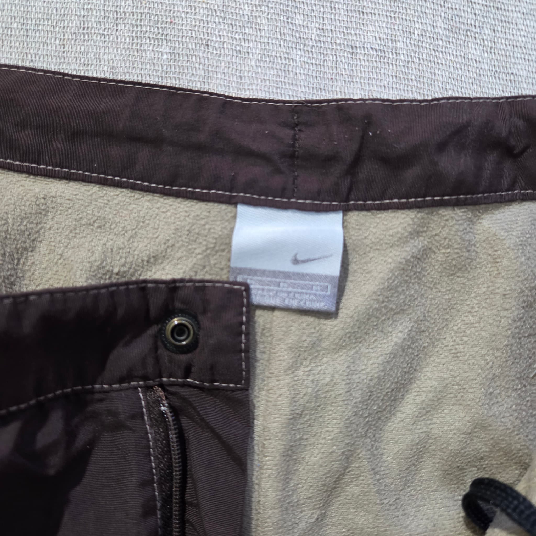 Vintage Nike Brown Baggy Wide Leg Pants — photo 7 of 11