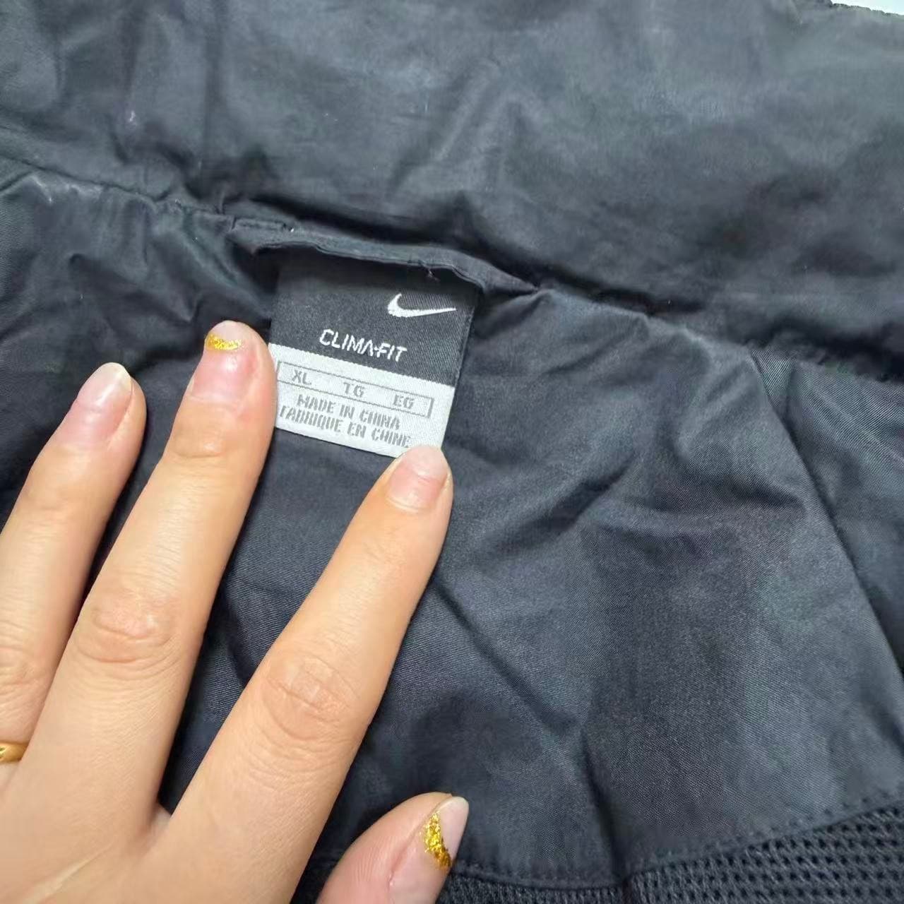 Vintage Nike Clima-Fit Windbreaker Jacket Black Grey — photo 3 of 6