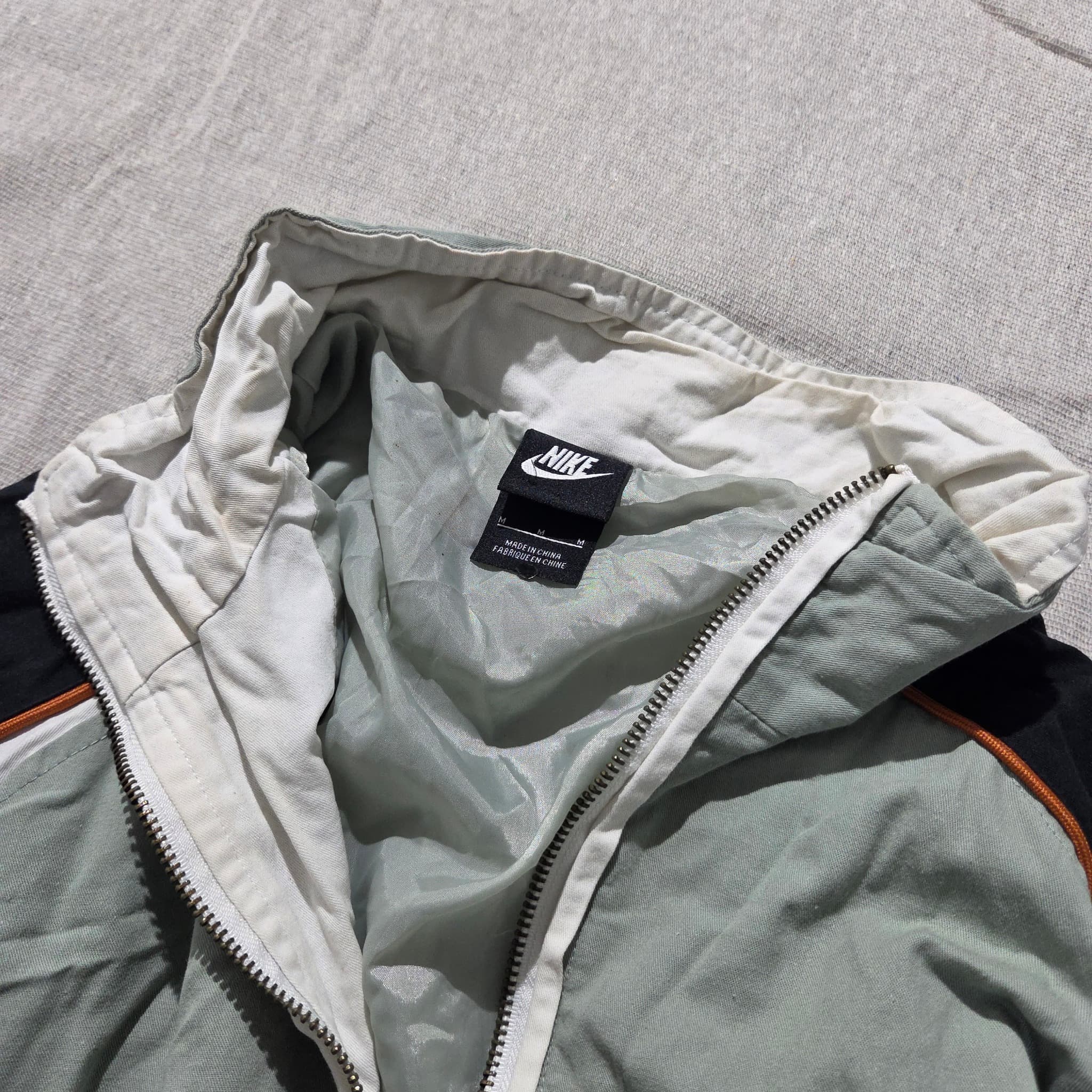 Vintage Nike Since 1972 Quarter-Zip Windbreaker Jacket Sage Green Men's M — photo 3 of 6