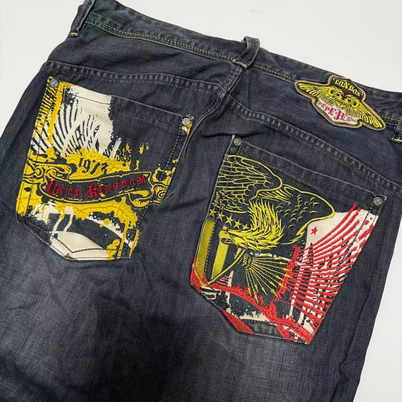 Vintage Pepe Jeans London Eagle Embroidery Denim — photo 5 of 5