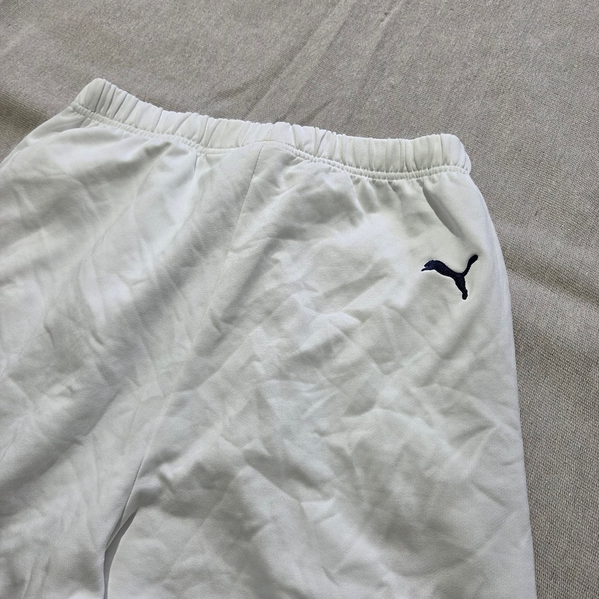 Vintage Puma Track Pants White With Side Stripe Women's Size 160/100A — photo 6 of 6