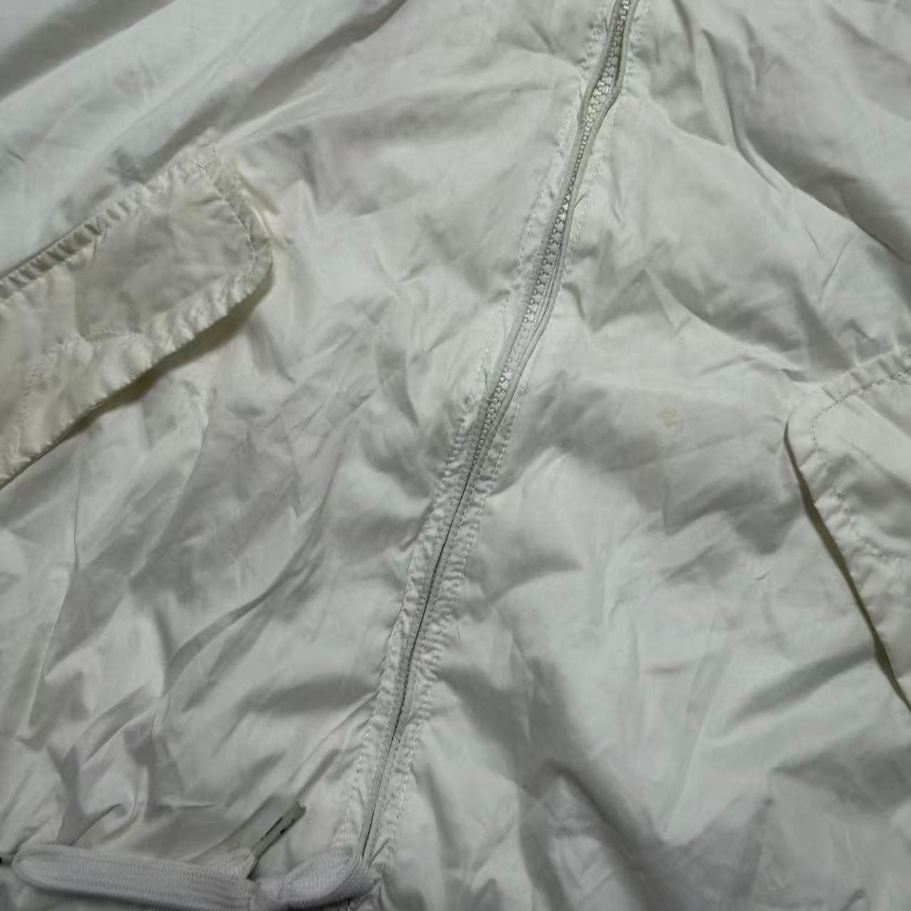 Vintage Puma White Hooded Windbreaker Jacket XL — photo 5 of 7