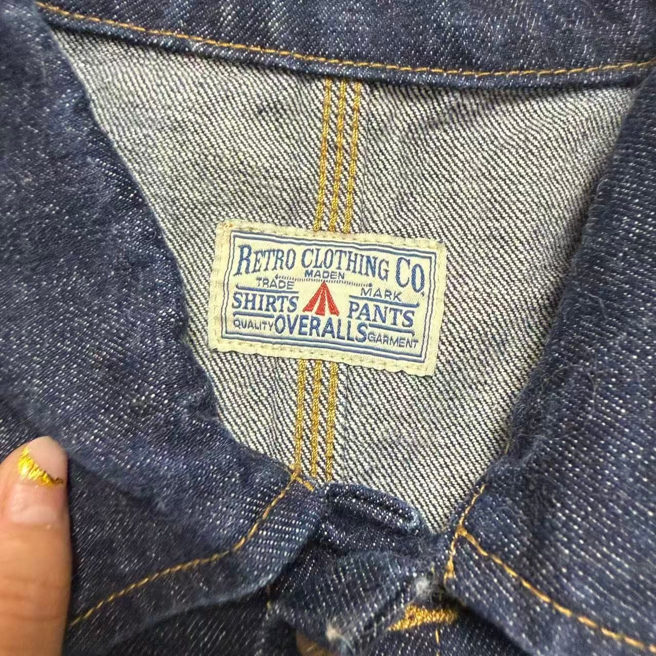 Vintage Style Maden Indigo Denim Chore Coat — photo 5 of 5