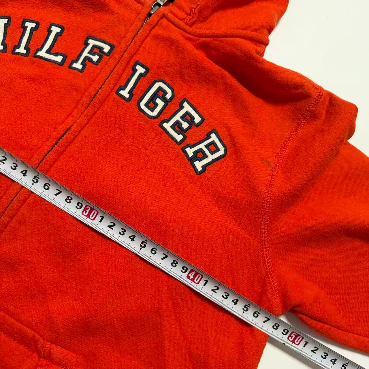 Vintage Tommy Hilfiger Red Full-Zip Hoodie — photo 4 of 7