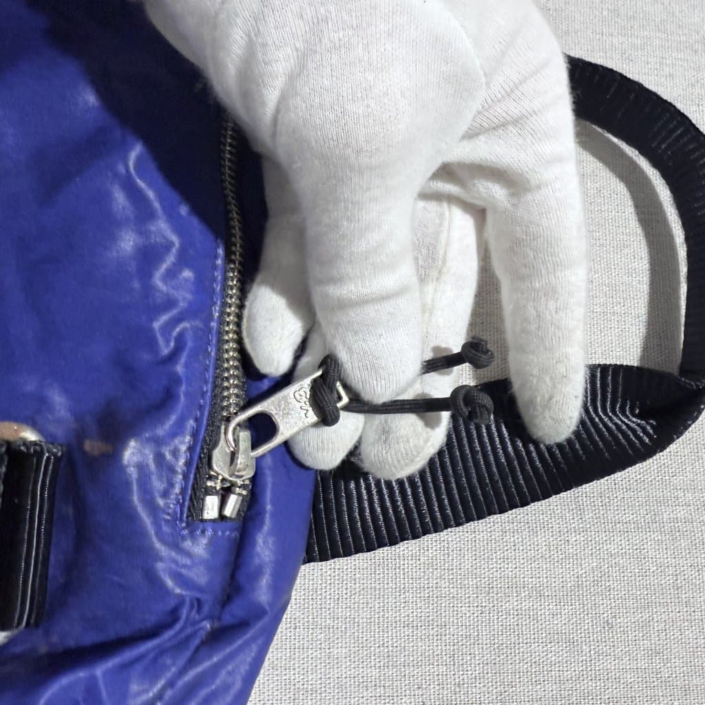 Y-3 Blue Nylon Duffle Bag With Adjustable Straps — photo 5 of 8