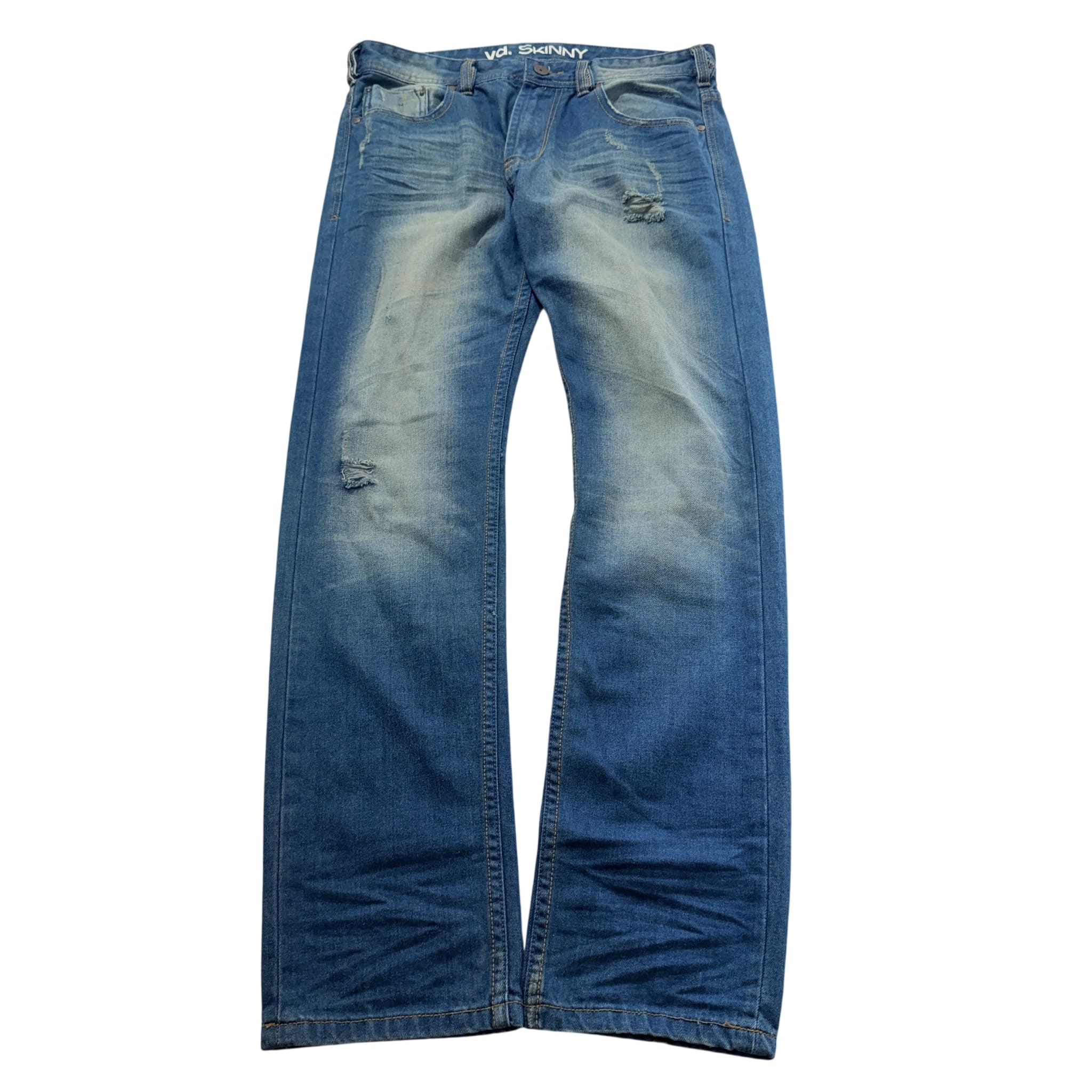 Yd. Skinny Distressed Blue Denim Jeans Men's Size 33 — photo 1 of 7