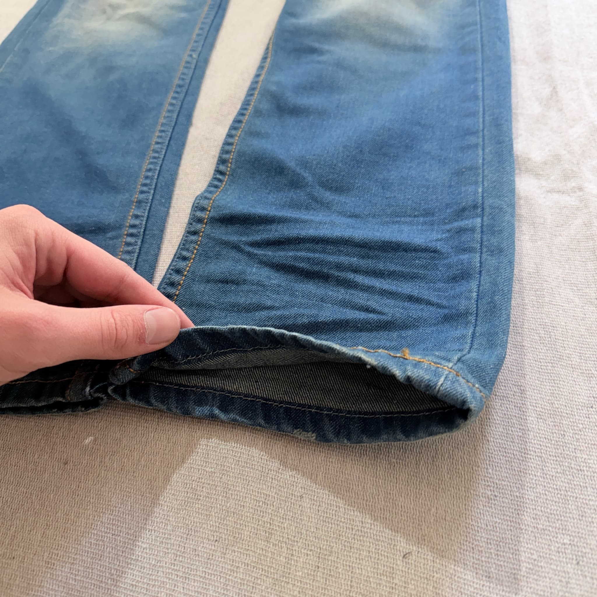 Yd. Skinny Distressed Blue Denim Jeans Men's Size 33 — photo 2 of 7